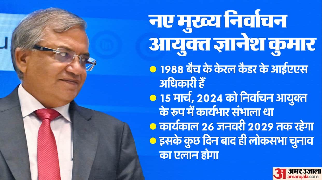 Gyanesh Kumar appointed as CEC; Vivek Joshi election commissioner Know all about him In Hindi