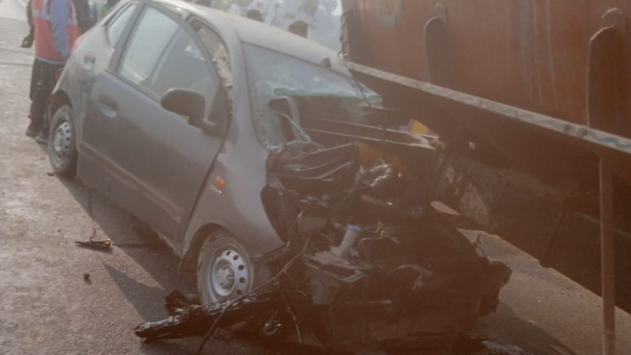 Four including father and son died in road accidents, five people injured,