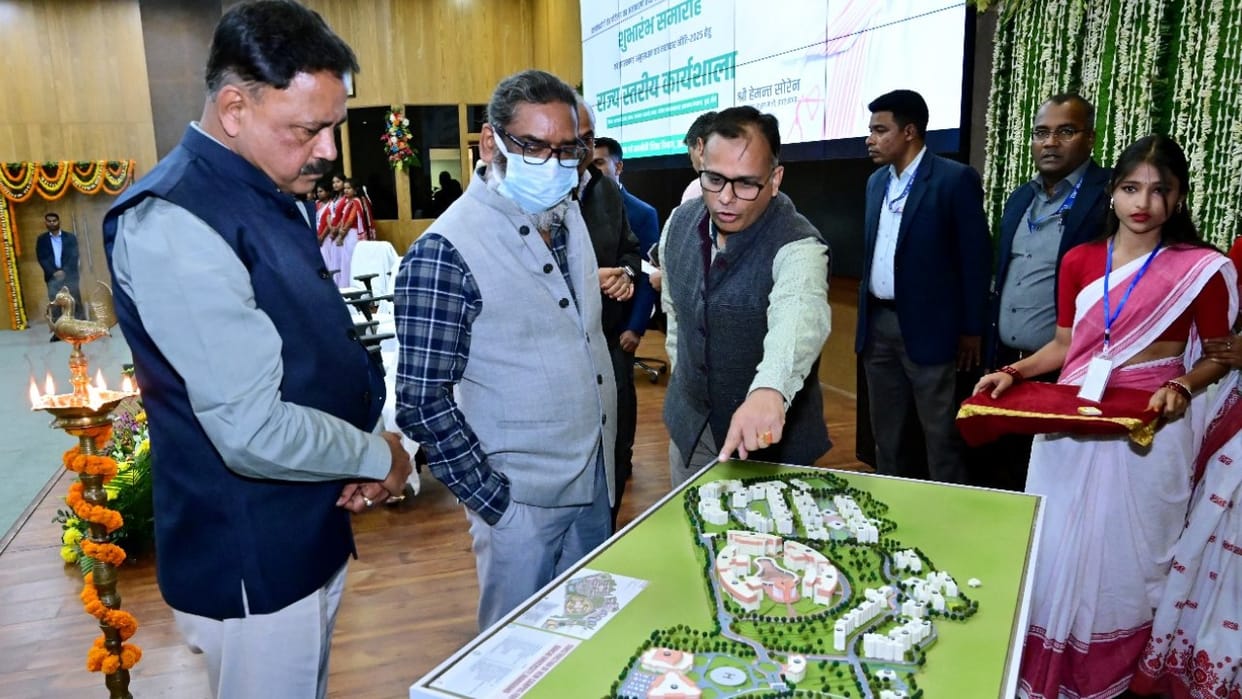 Jharkhand:: Ranchi Uni's new building will be built at a cost of ₹ 1100 crore, CM launches six new portals