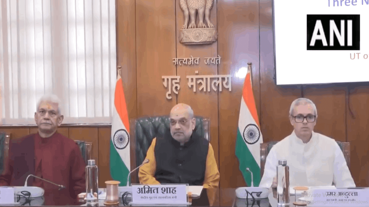 Home Minister Amit Shah held a meeting implementation of new criminal laws in Jammu and Kashmir