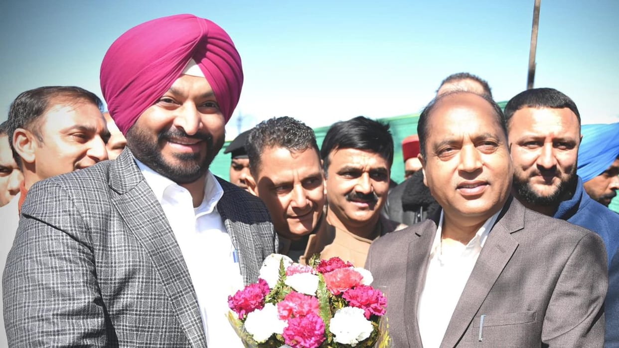 Press conference of Union Minister Ravneet Singh Bittu in Shimla targets  punjab cm bhagwant mann