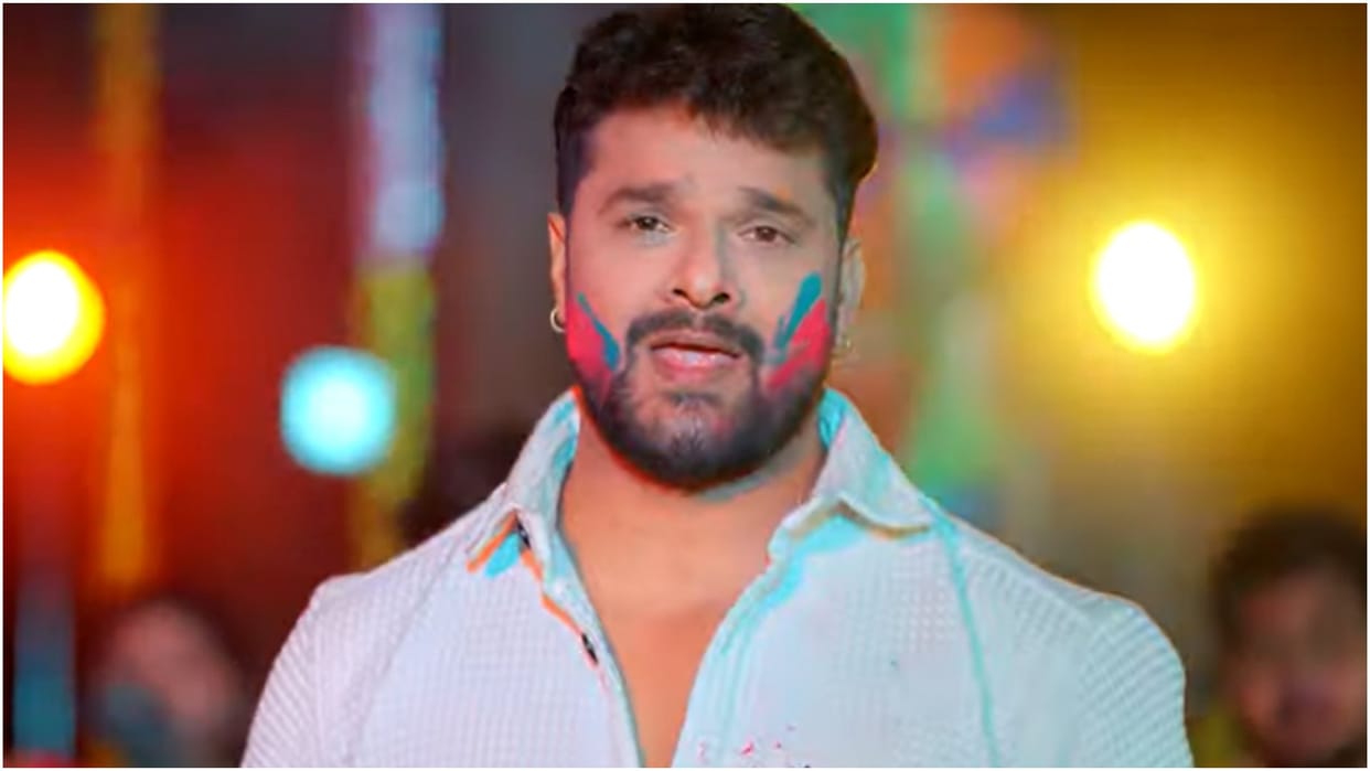 Bhojpuri superstar Khesari Lal Yadav and Khushi Kakkar new Bhojpuri Holi Song Bhauji Puchheli released