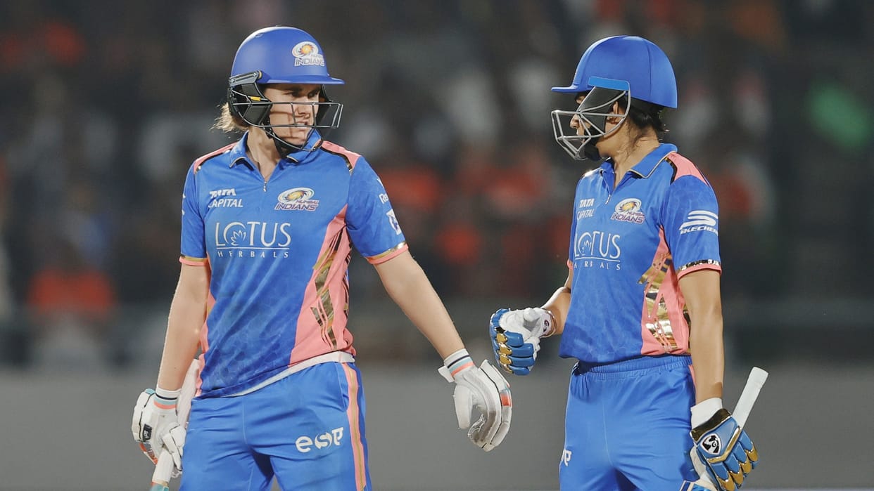 GG vs MI WPL Gujarat vs Mumbai Today Women IPL Match Scorecard match result news in Hindi