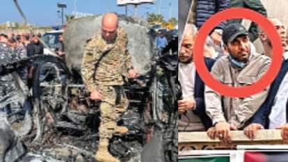 मौके पर मौजूद इस्राइली बल और इन्सैट में मो. शाहीन। 