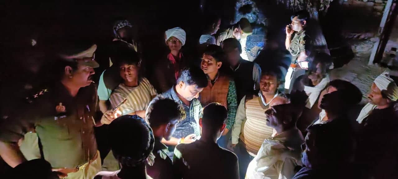 husband first cut wife's throat and then attacked dead body several times with a sickle