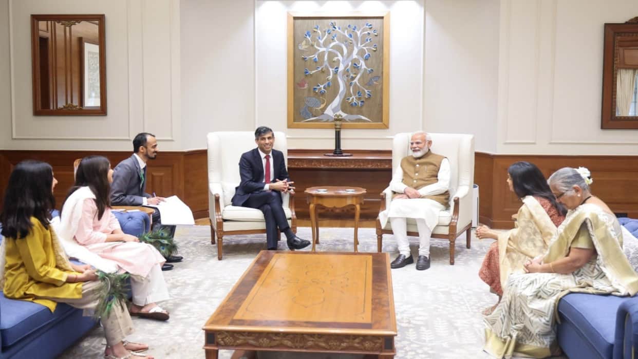 PM Modi had a special meeting with Rishi Sunak discussion took place on taking India-UK relation to new height