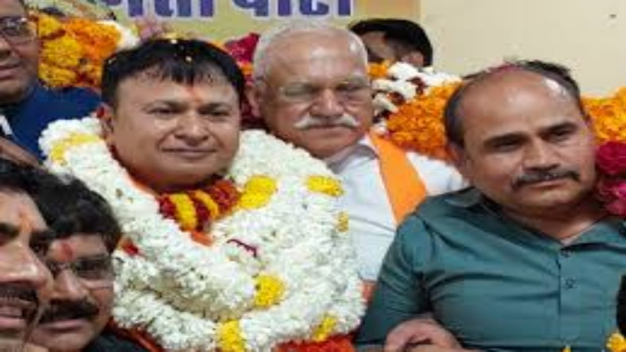 Jaipur: Amit Goyal became the new District President of Jaipur city, Elections Pending for 4 Districts