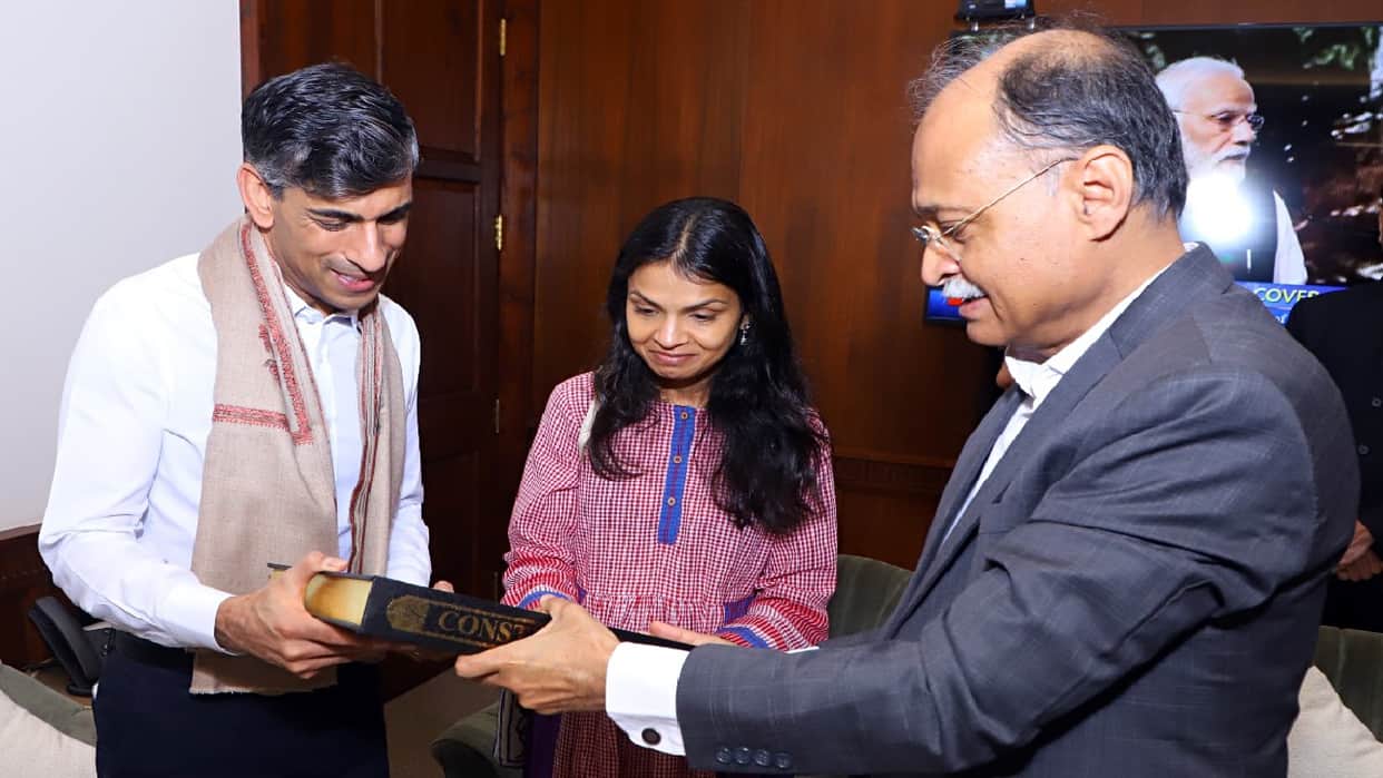Former UK Prime Minister Rishi Sunak visited Parliament House