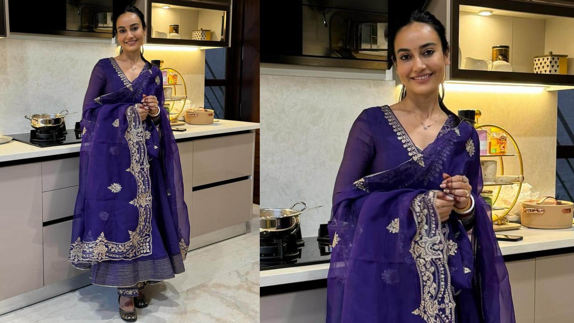 tv actress Surbhi Jyoti Suit Collection images in HD