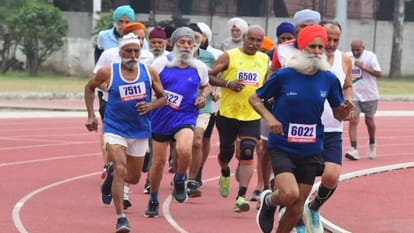 Masters Athletics Association organised Chandigarh State Athlete Meet see photo gallery