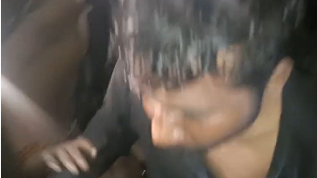 People chased him shouting thief-thief the young man fell asleep in the drain was taken out after two hours