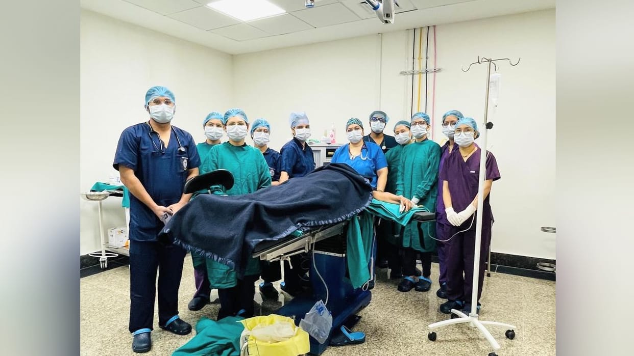 First cervical cancer patient successfully treated with brachytherapy procedure at AIIMS bilaspur