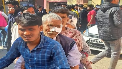 Muzaffarnagar: the wedding procession's bus overturned after hitting divider, there was screams, 40 injured