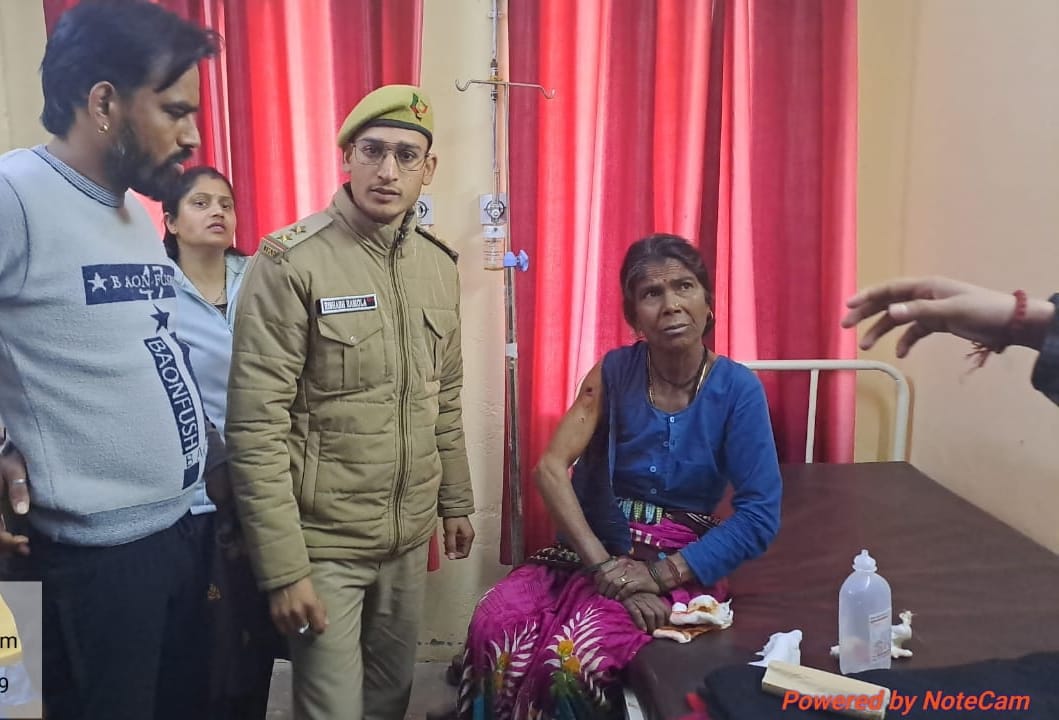 Leopard Attack on an elderly woman who went to cut grass in Lambgaon Tehri referred to higher center