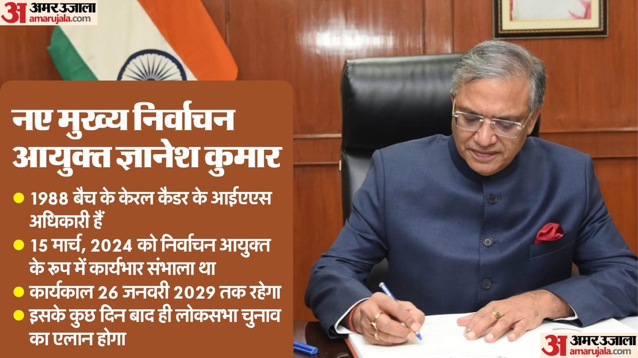 New Chief Election Commissioner Gyanesh Kumar takes charge of the office Details in Hindi