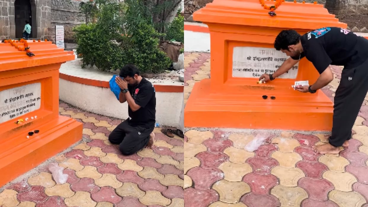 Chhaava star Vineet Kumar singh visited Samadhi Sthal of Kavi Kalash in tulapur shared his experience