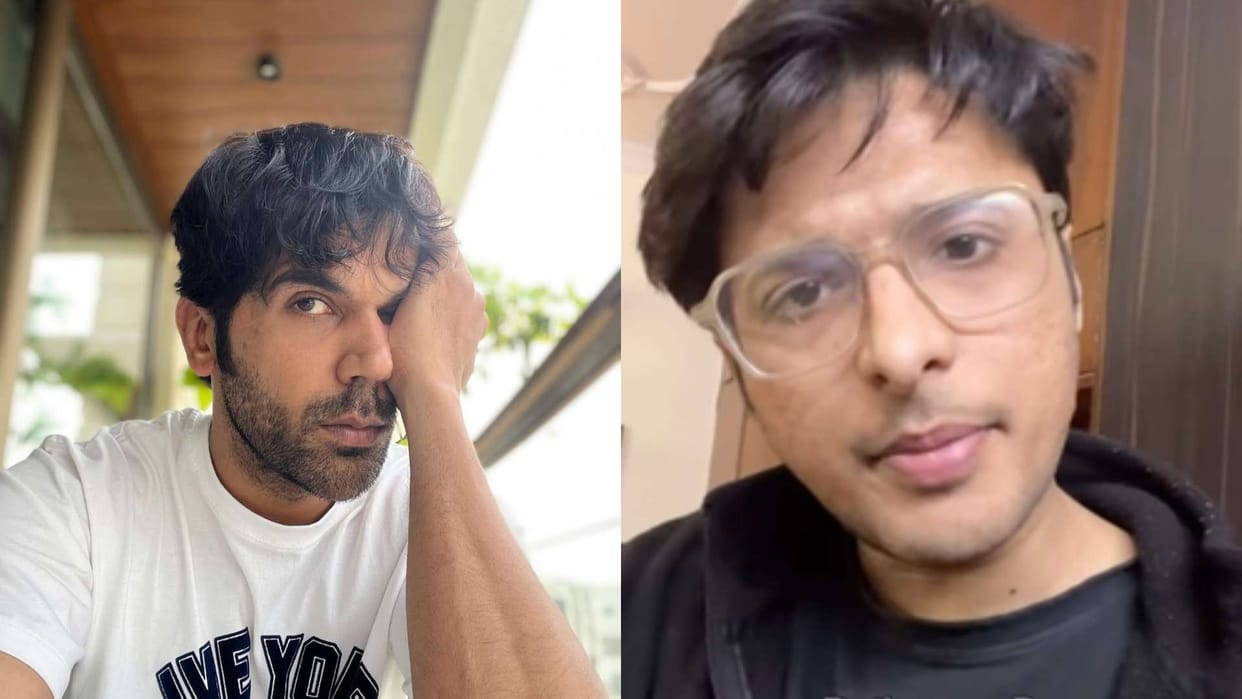 Rajkummar Rao plays young boy rol in Bhool Chuk Maaf Comedian akshat roast him video goes viral