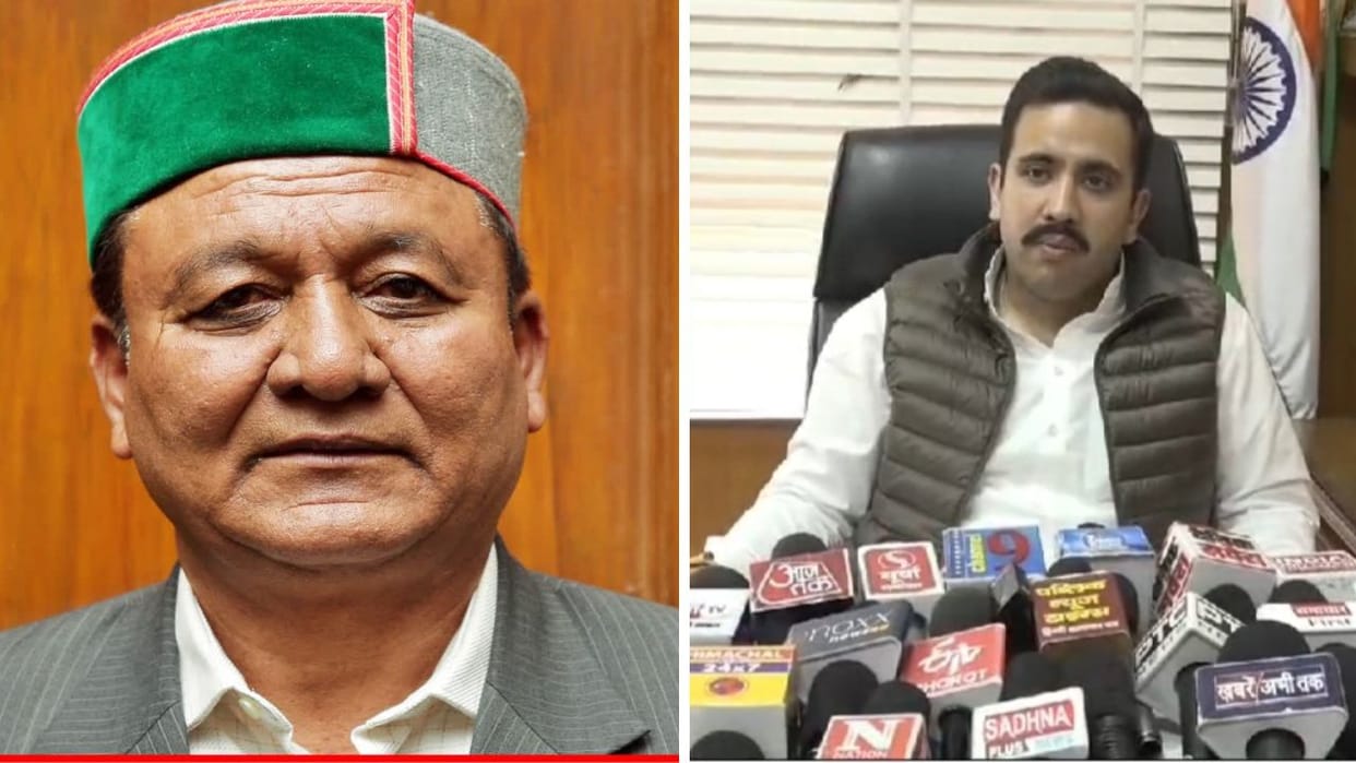 Himachal Jagat Negi and Vikramaditya Singh said Union State Railway Minister Bittu is misleading the public