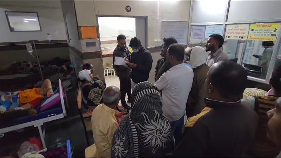 श्रद्धालु हादसे का शिकार