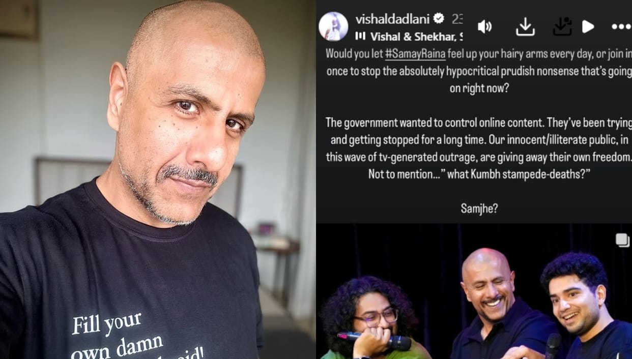 Singer Vishal Dadlani Target Government Say Samay Raina Ranveer Allahbadia Controversy Hypocritical Nonsense