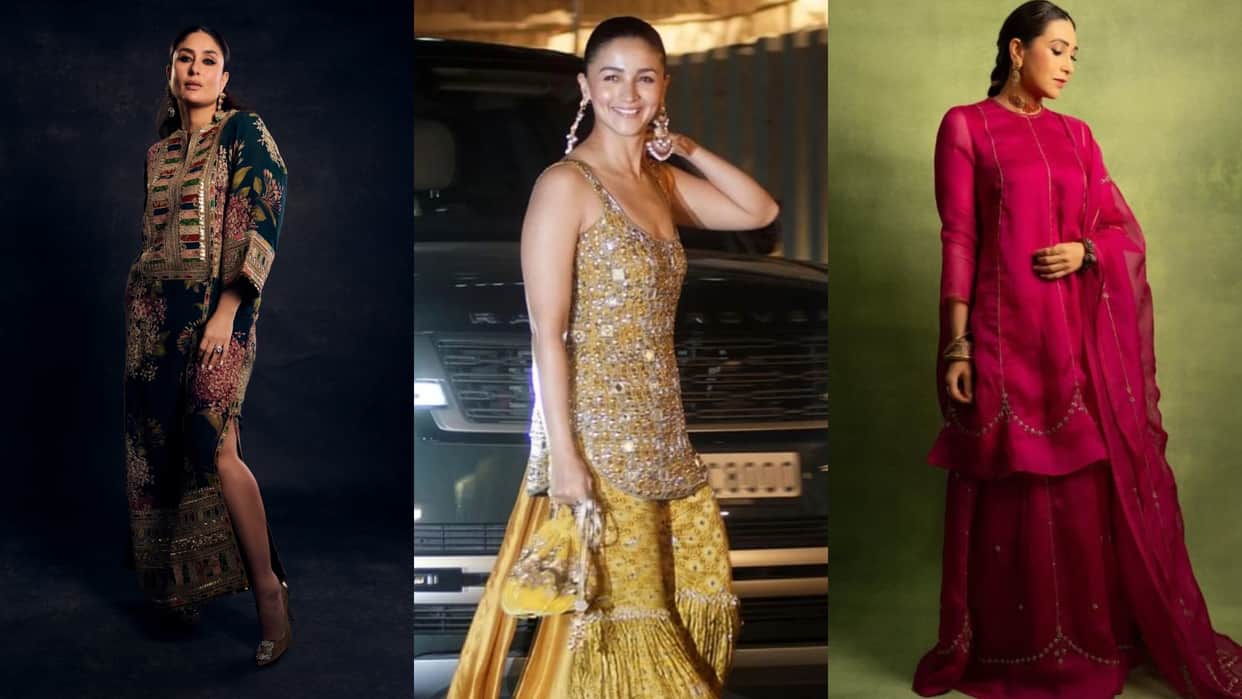 Aadar Jain unseen mehndi photos kareena kapoor karisma kapoor and alia bhatt look
