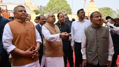 Bihar news : Nitish Kumar inaugurate and foundation stone 263 schemes 820 crore Pragati Yatra nanand nalanda