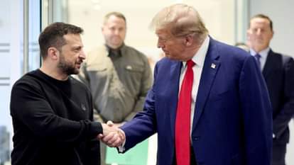 डोनाल्ड ट्रंप और वोलोडिमीर जेलेंस्की