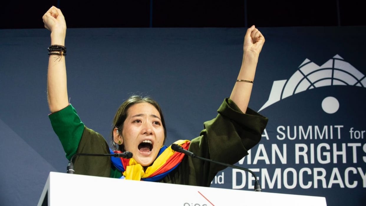 Geneva summit Tibetan activist says Protests in China lead to brutal torture