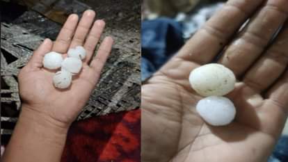 Weather Update West UP: Rain in many districts of western UP, hailstorm in Baghpat
