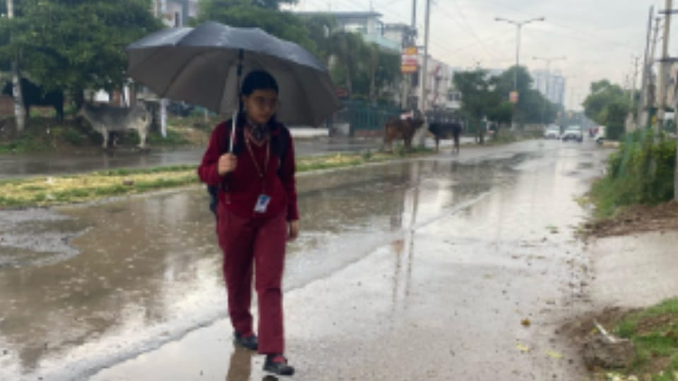Rain in Chandigarh mohali panchkula