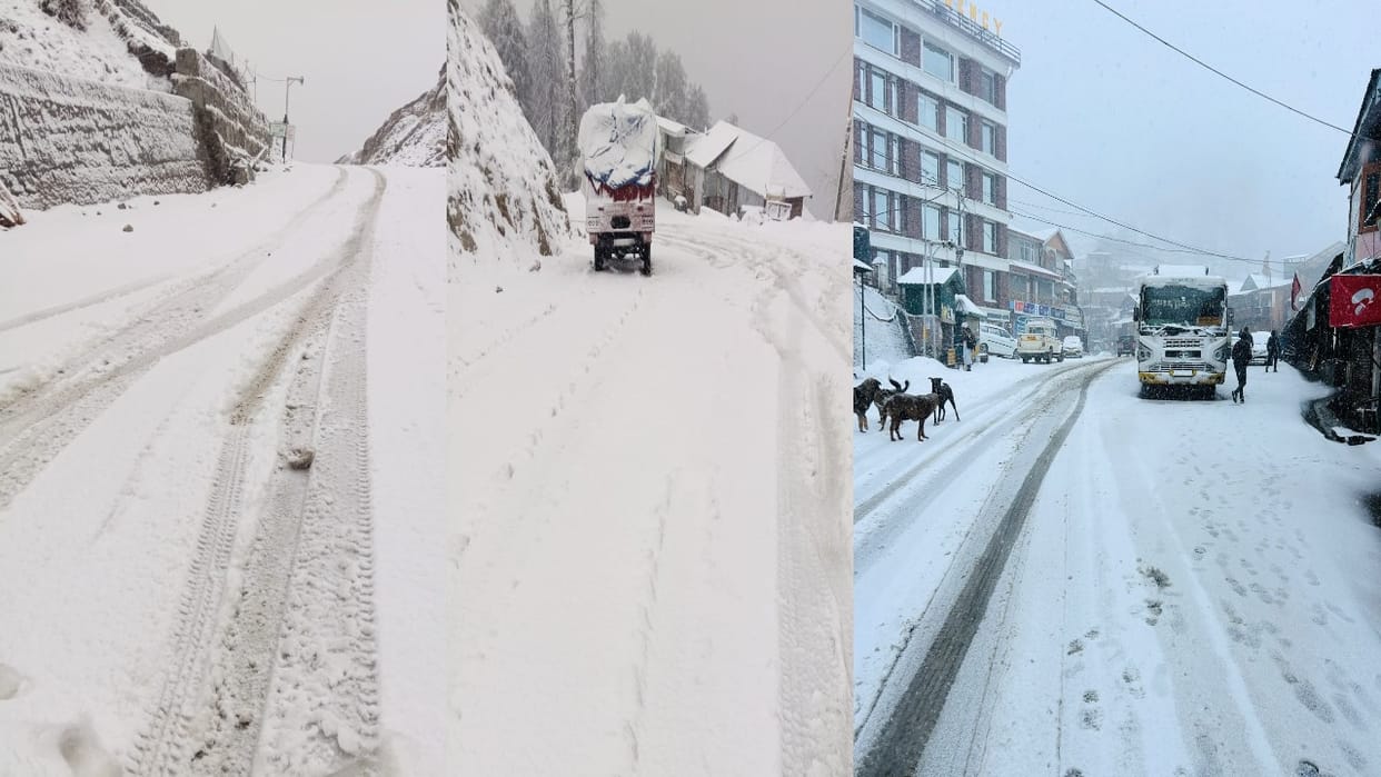 Himachal Weather: snowfall at Atal Tunnel, Rohtang, Kufri and other high altitude areas, rainfall in Shimla
