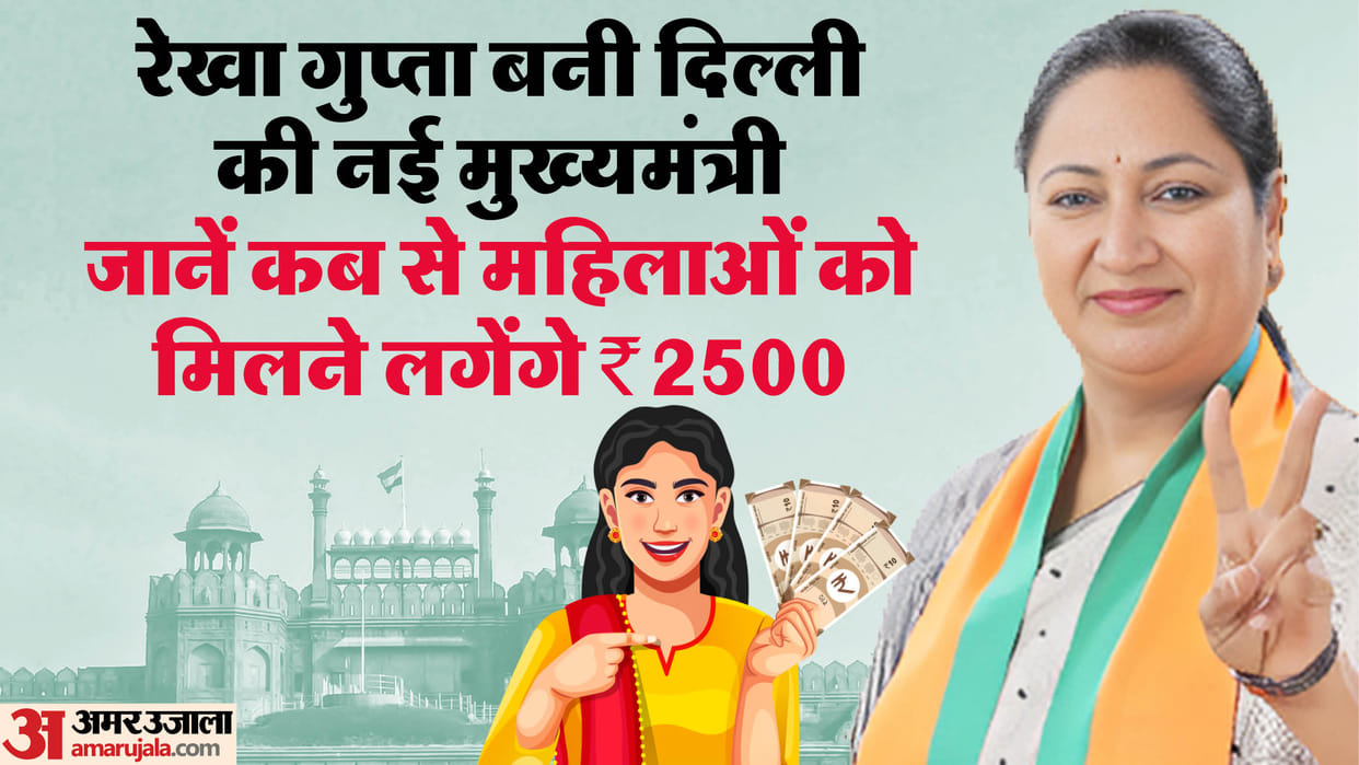 Delhi cm Rekha Gupta When will the women of Delhi get Rs 2500