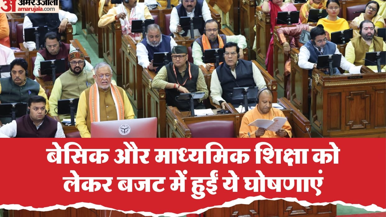 UP Budget: These big announcements were made regarding basic and secondary, Rs 400 crore for scooty for girl s