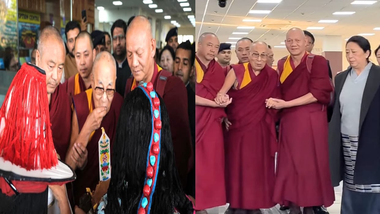 Tibetan Buddhist spiritual leader Dalai Lama returns to Dharamsala after one and a half month
