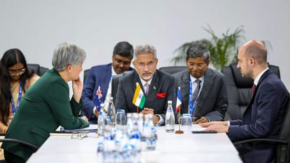 EAM Jaishankar meets Chinese FM Wang on sidelines of G20 Foreign Ministers Meeting in Johannesburg