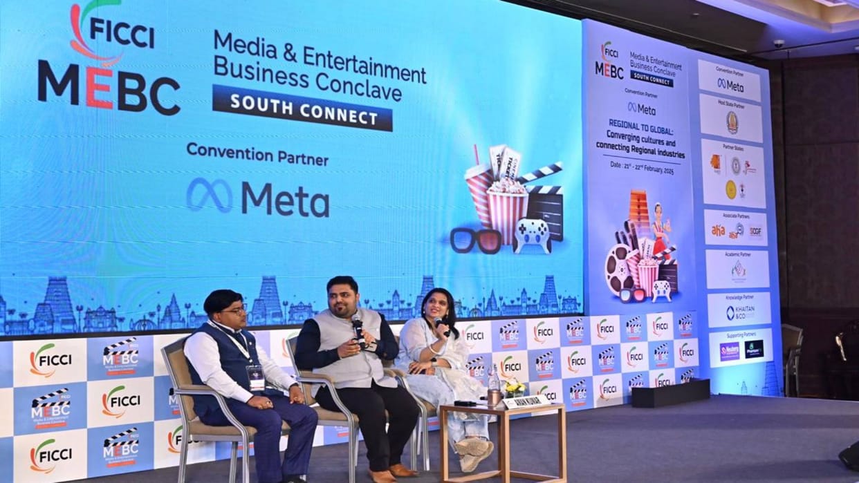 Ranchi Jharkhand participated in Media Entertainment Business Conclave Chennai Kamal Hassan was also present