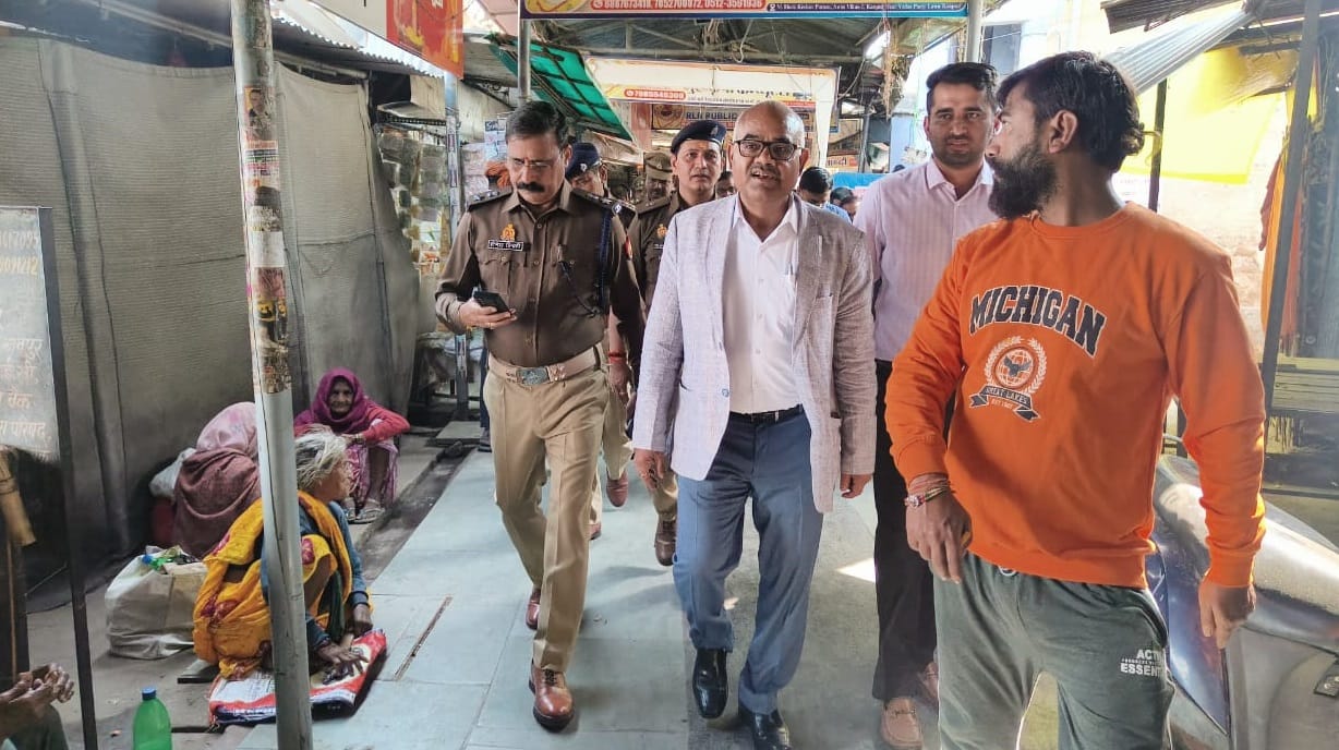 DM inspected Paramat temple took stock of the preparations for Mahashivratri gave necessary instructions