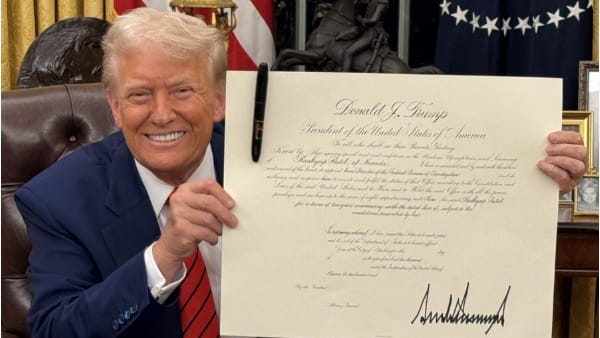 Donald Trump Kash Patel Ninth Director of FBI black history month reception news in hindi