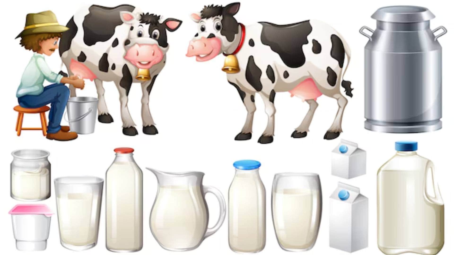 Having milk and curd on an empty stomach in the morning causes stomach related problems know here