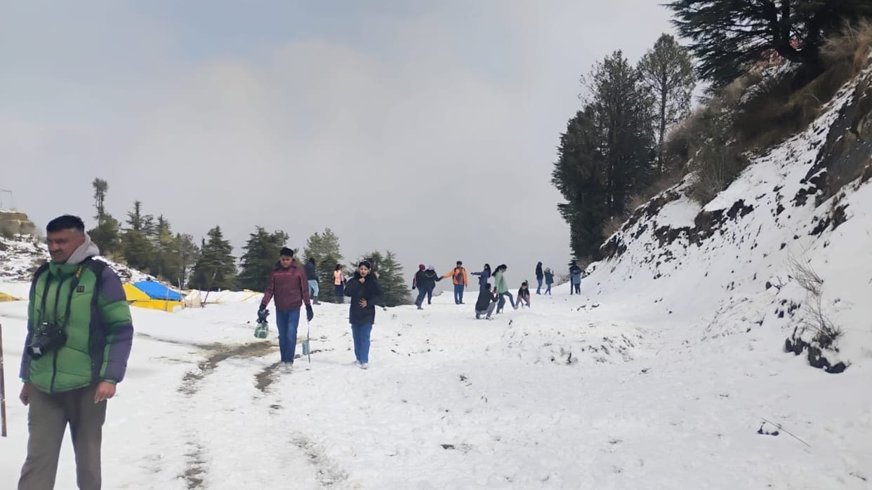 HP Tourism: After snowfall in Himachal, tourism business will flourish on the weekend, tourists increased in S