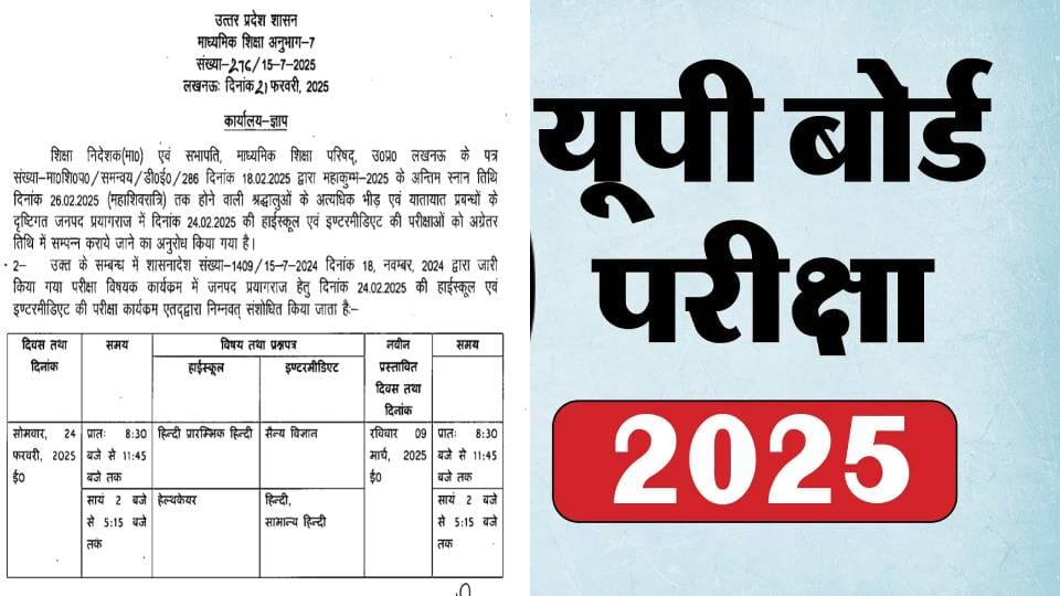 UP Board: 1.36 lakh students skipped computer, chemistry and sociology exams, case filed against 13