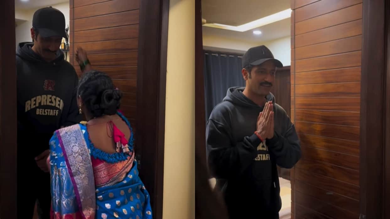 Vicky Kaushal House Help Performs Nazar Utarna After Watching Chhaava Video Surfaced on Internet