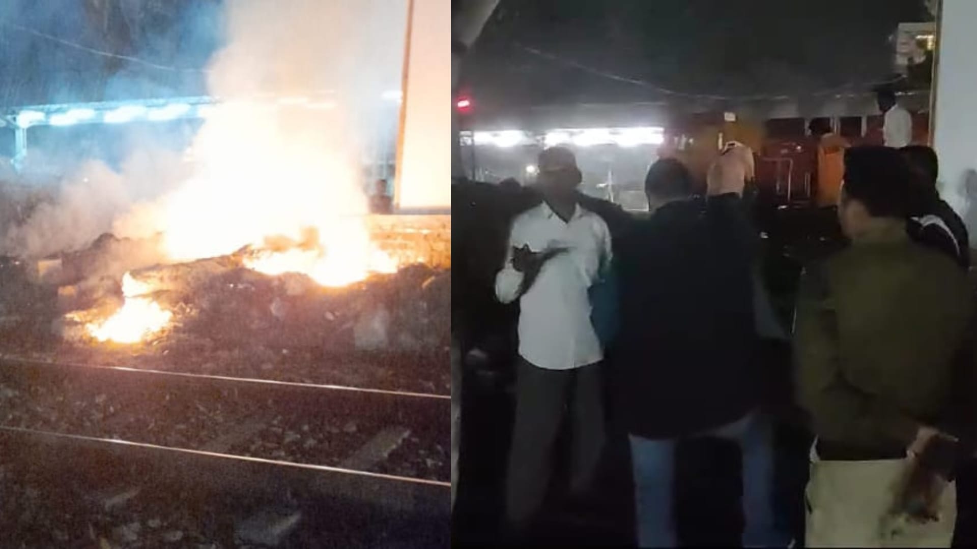 Bihar News : Fire broke out near railway track railway yard Samastipur Bihar