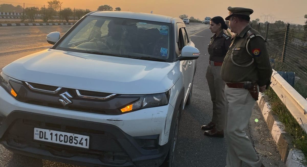 Police made drivers aware on the expressway
