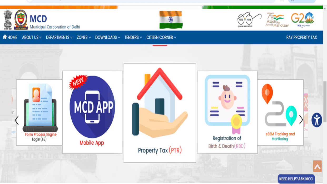 Property tax offices will remain open on Saturdays till March 31 Said MCD