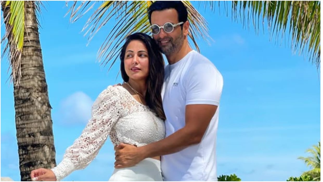 Rohit Roy shares appreciation post for Hina Khan says She is fighting I am sure she will beat it in due course