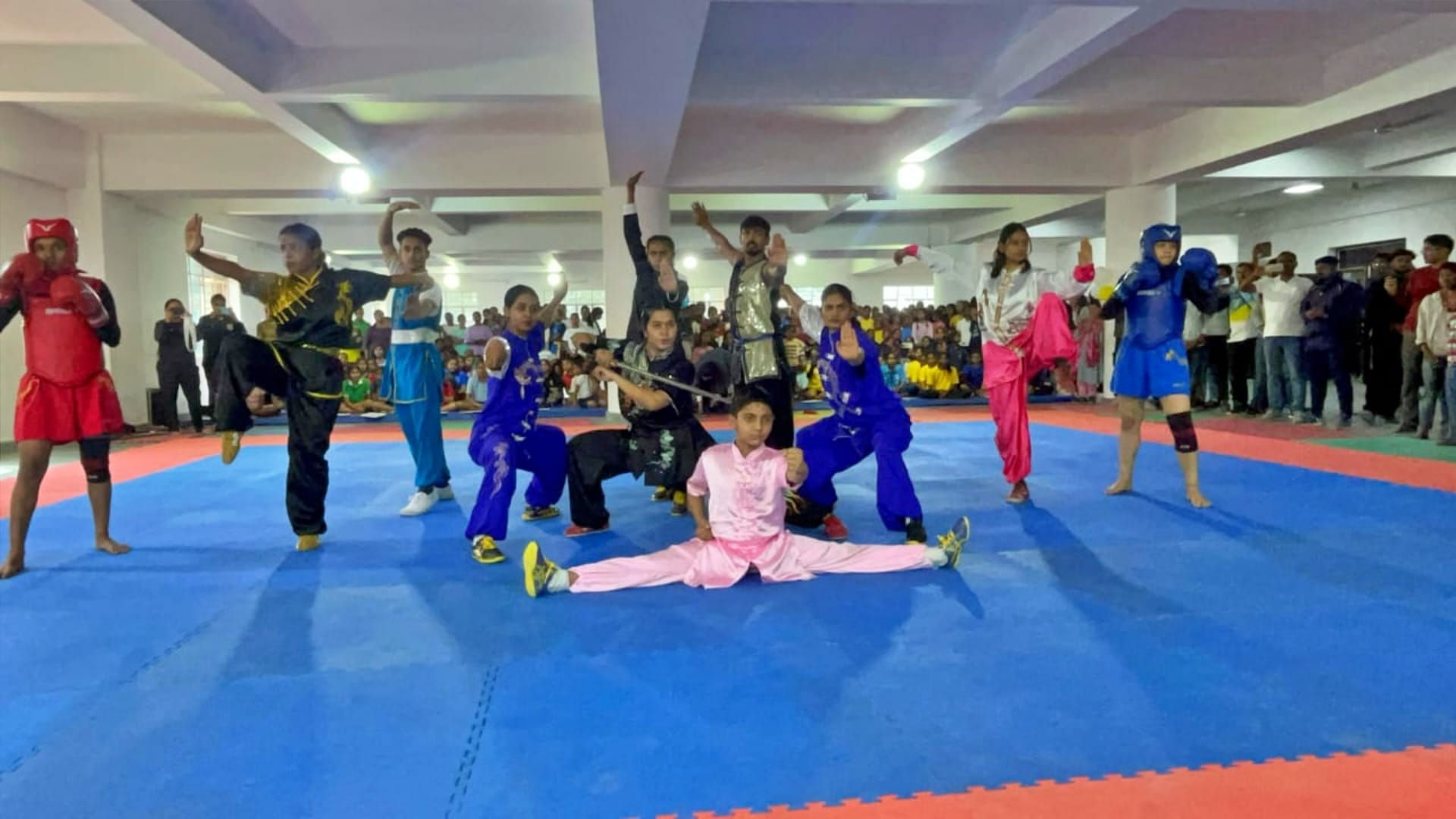 Muzaffarpur News: Khelo India State Women's League Wushu starts, Deputy Mayor Monalisa shows unique style