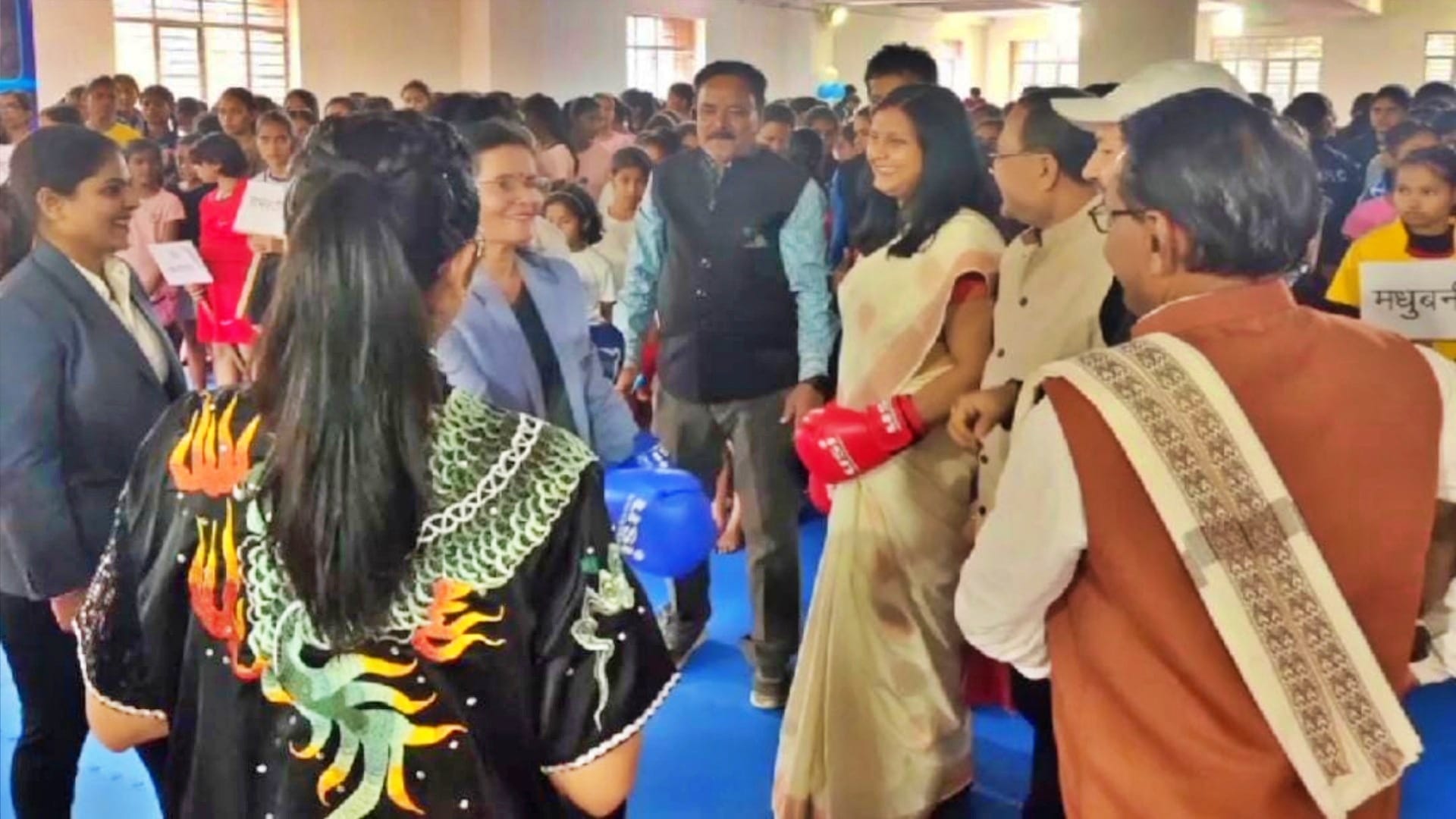 Muzaffarpur News: Khelo India State Women's League Wushu starts, Deputy Mayor Monalisa shows unique style
