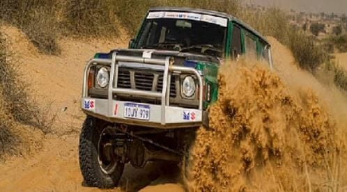 car rally in taj mahotsav Off road driving fun in agra