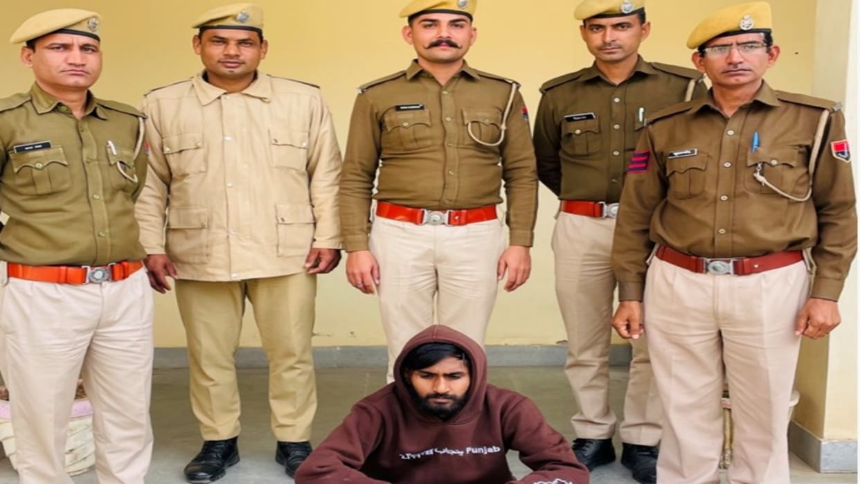 Sri Ganganagar: Accused Who Fled After Firing in Heroin Smuggling Case Arrested, Brought on Production Warrant